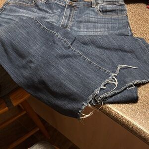 Liverpool Dark Blue Straight Leg Jeans